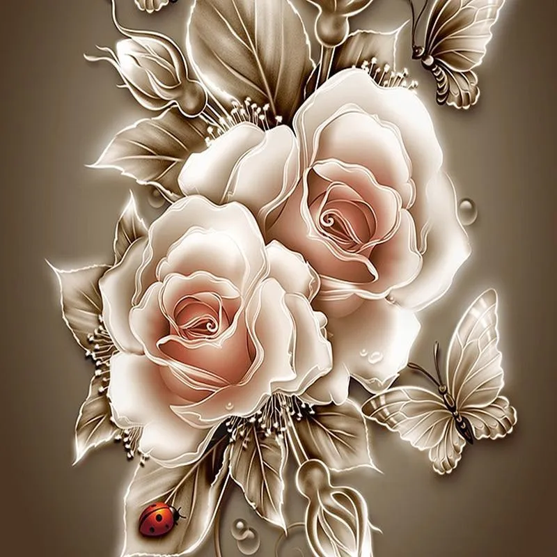 Rose & Butterfly PIX-59
