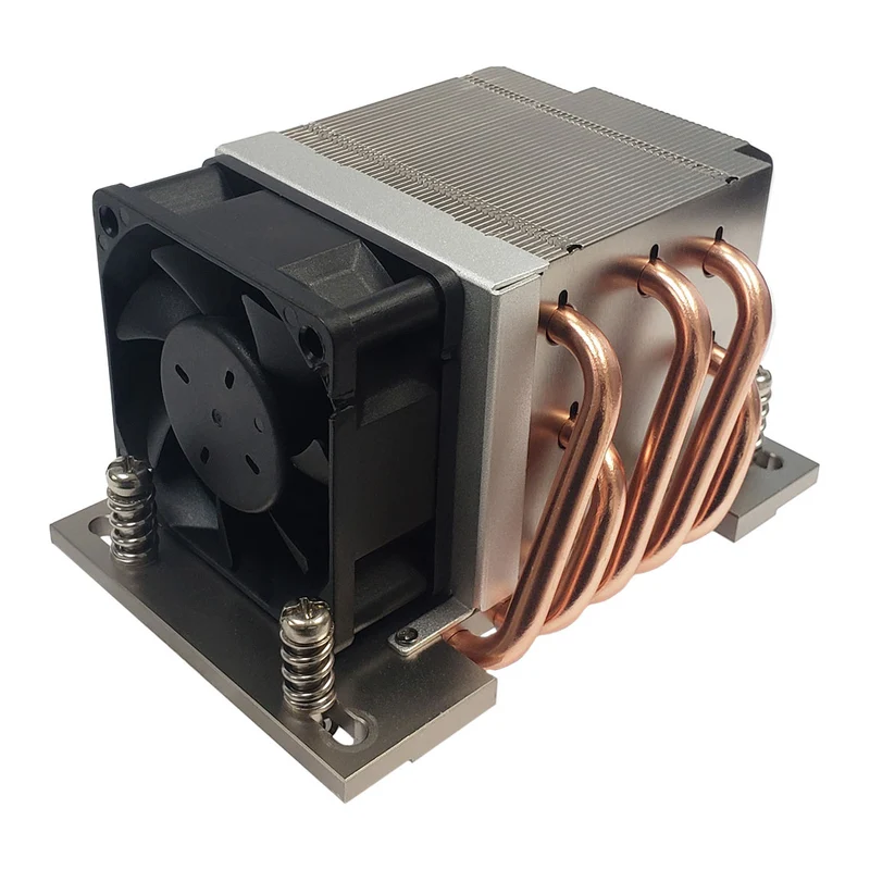 Dynatron A54 Active Cooler, AMD TR5/EPYC Processor Socket SP6, 60mm PWM fan, For 2U Server, Aluminum Heatsink