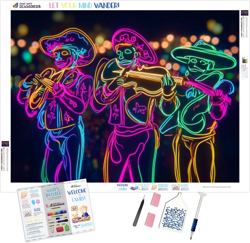 Neon Mariachi Magic