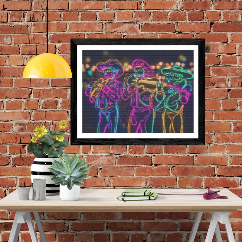 Neon Mariachi Magic