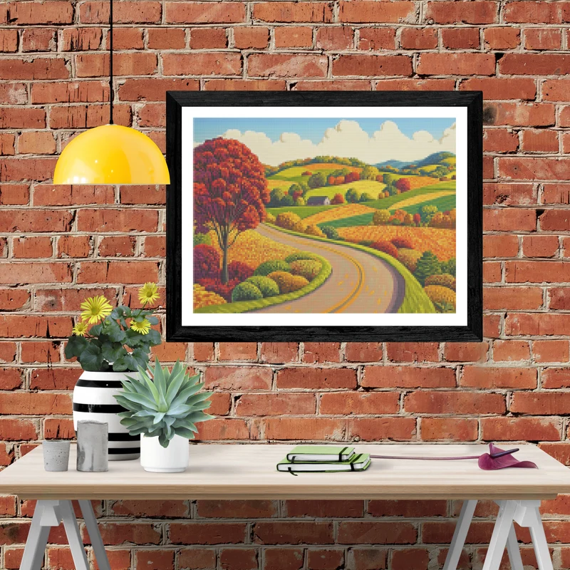 Path of Painted Leaves