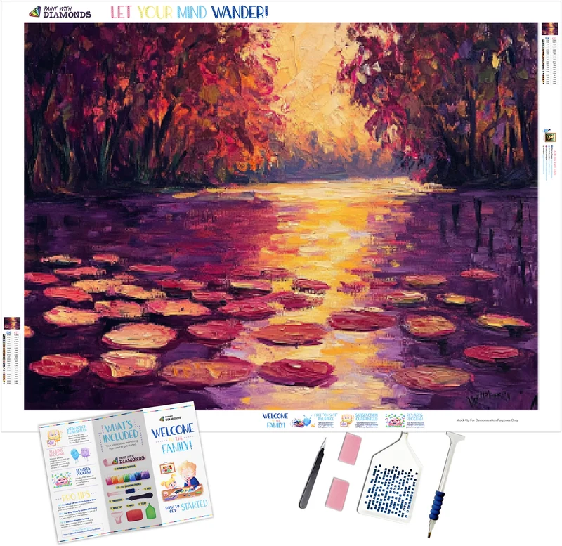Crimson Symphony Monet