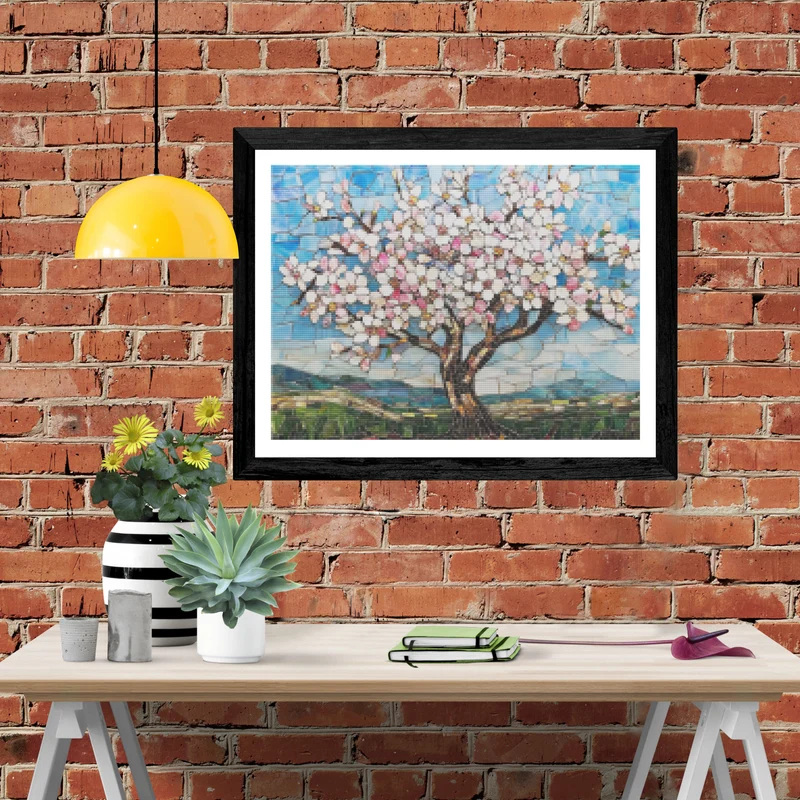 The Peaceful Blooming Cherry Tree
