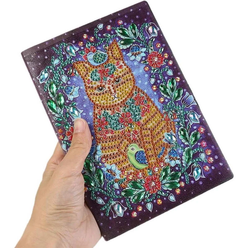 Diamond Painting Notizbuch Katze