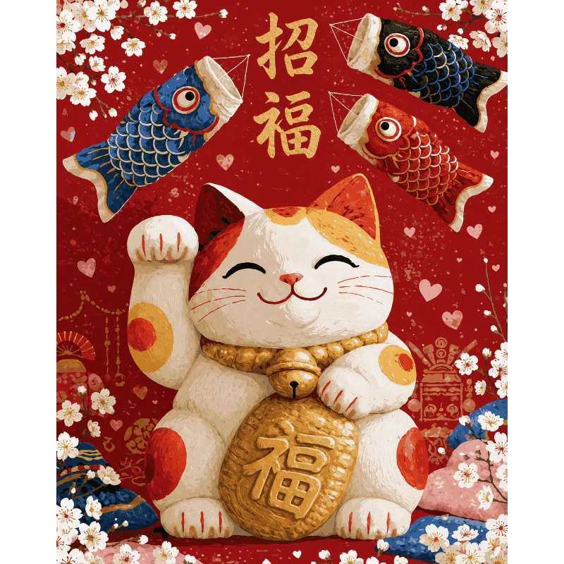Maneki-neko-Glück