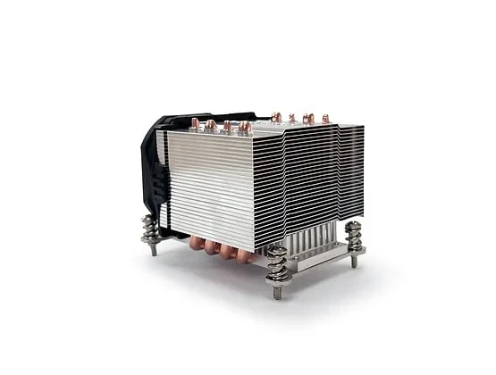 Dynatron A47 AMD AM4/AM5 2U Active Aluminum Stacked Fin with Heat Pipes CPU Cooler - Up to 170W TDP