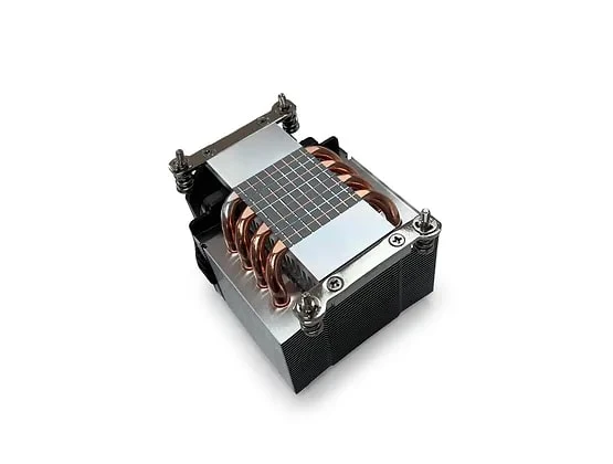 Dynatron A47 AMD AM4/AM5 2U Active Aluminum Stacked Fin with Heat Pipes CPU Cooler - Up to 170W TDP