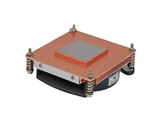 Dynatron Q3 Intel 1700 Blower with PWM function, All-Copper Active Cooler for 1U Server Solution, Support 125 Watts CPU TDP