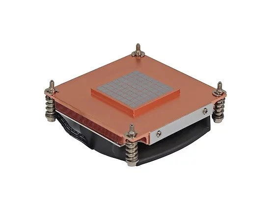 Dynatron Q3 Intel 1700 Blower with PWM function, All-Copper Active Cooler for 1U Server Solution, Support 125 Watts CPU TDP