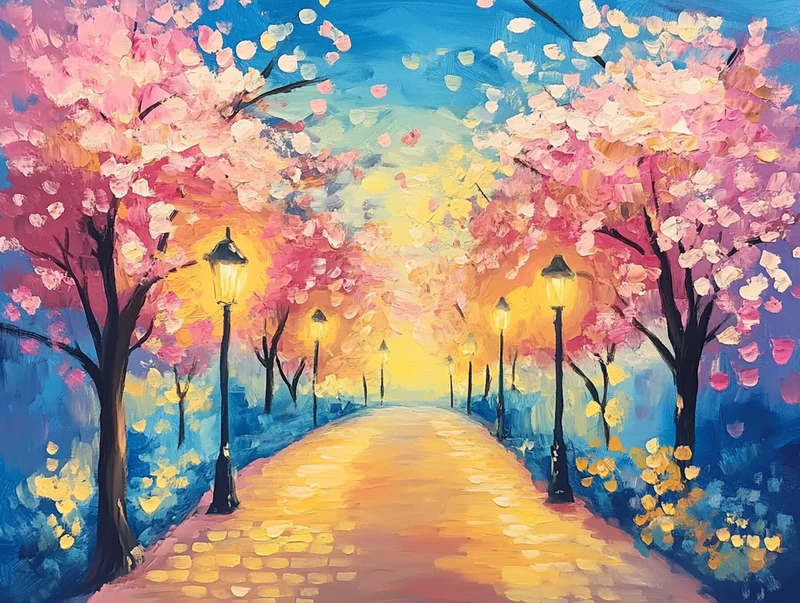 The Symphony of Spring Skies