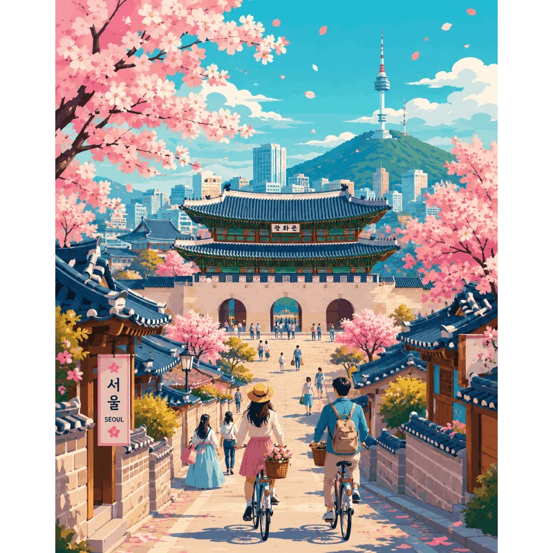 Seoul in Blüte