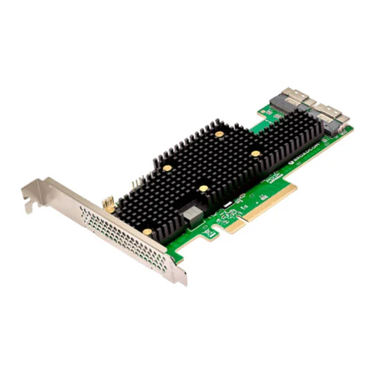 Broadcom 9600-16i Tri-Mode eHBA, PCIe Gen 4.0 x8, LP, HL