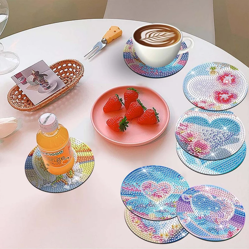 5D Diamond Painting Untersetzer Love