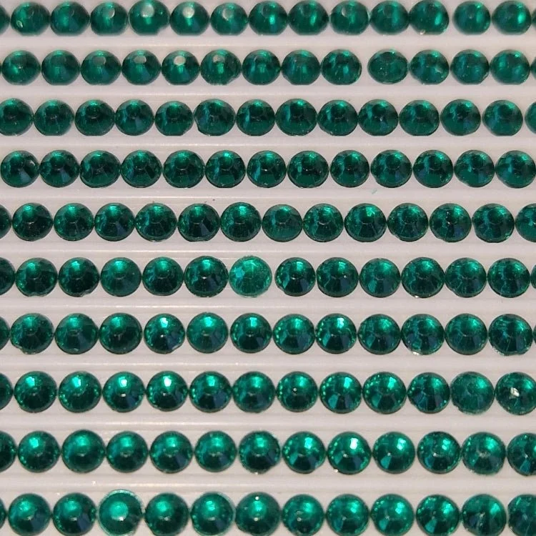 DMC 3850 Bright Green DK - rund Steine - Strass - Diamond Painting