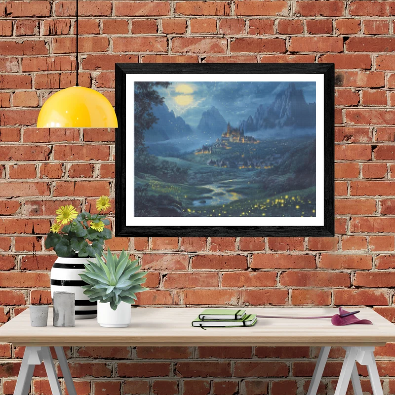 Nightfall Over the Enchanted Valley