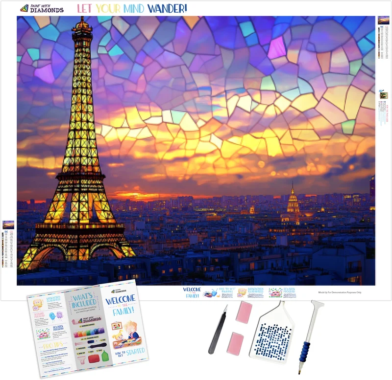 The Eiffel Tower at Dusk