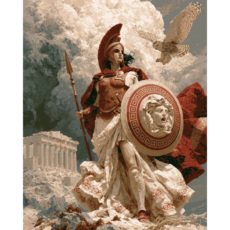 Majestätische Athene