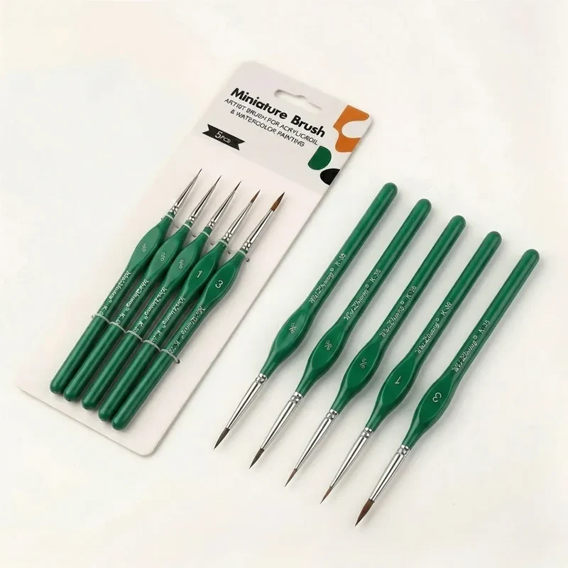 Detailpinsel-Set für feine Malarbeiten