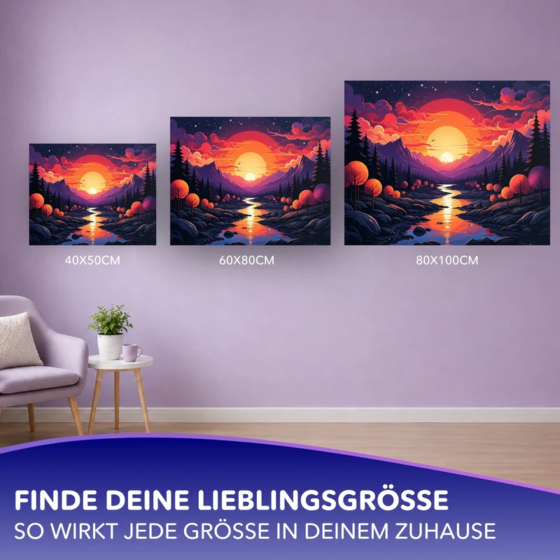 Malen nach Zahlen - Im letzten Licht