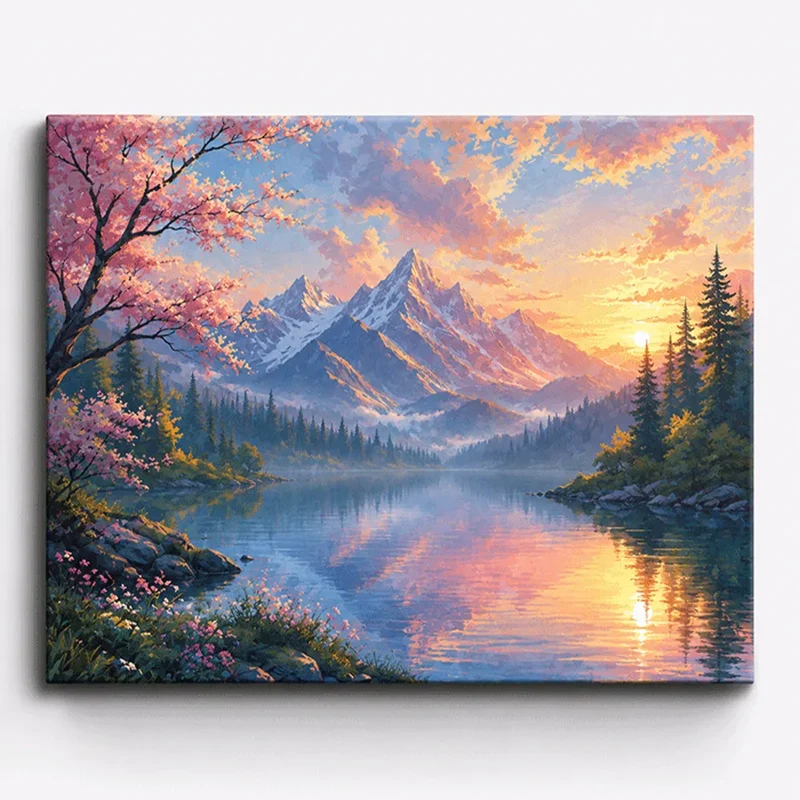 Malen nach Zahlen - Am See der Träume