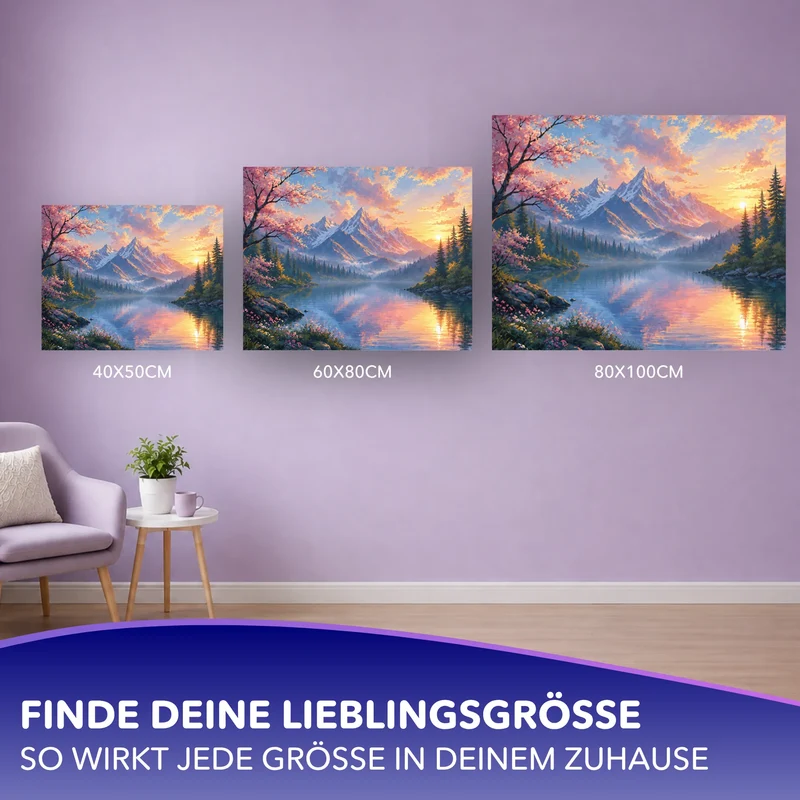 Malen nach Zahlen - Am See der Träume