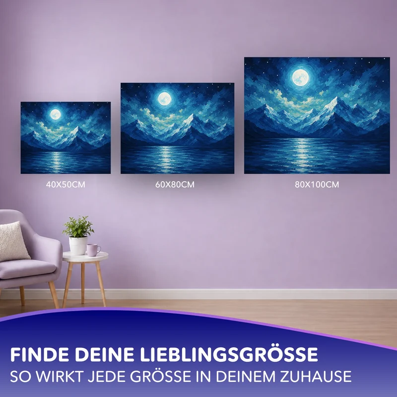 Malen nach Zahlen - Unter demselben Mond