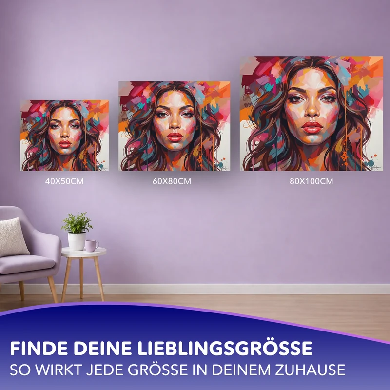 Malen nach Zahlen - Frei in meinen Farben