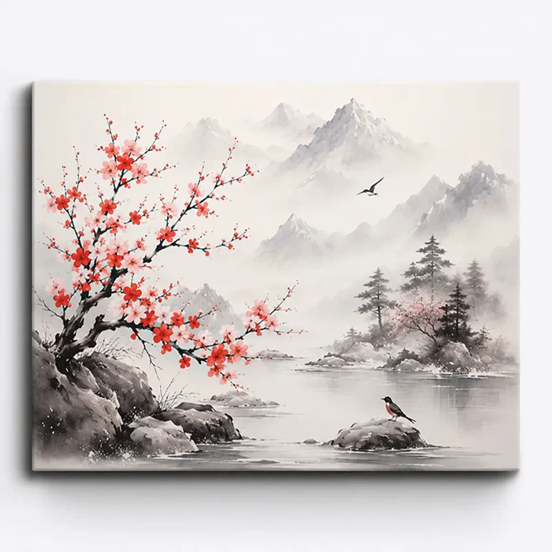 Malen nach Zahlen - Stille in Blüte