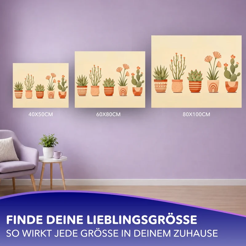 Malen nach Zahlen - Kleine Wüstenfreunde