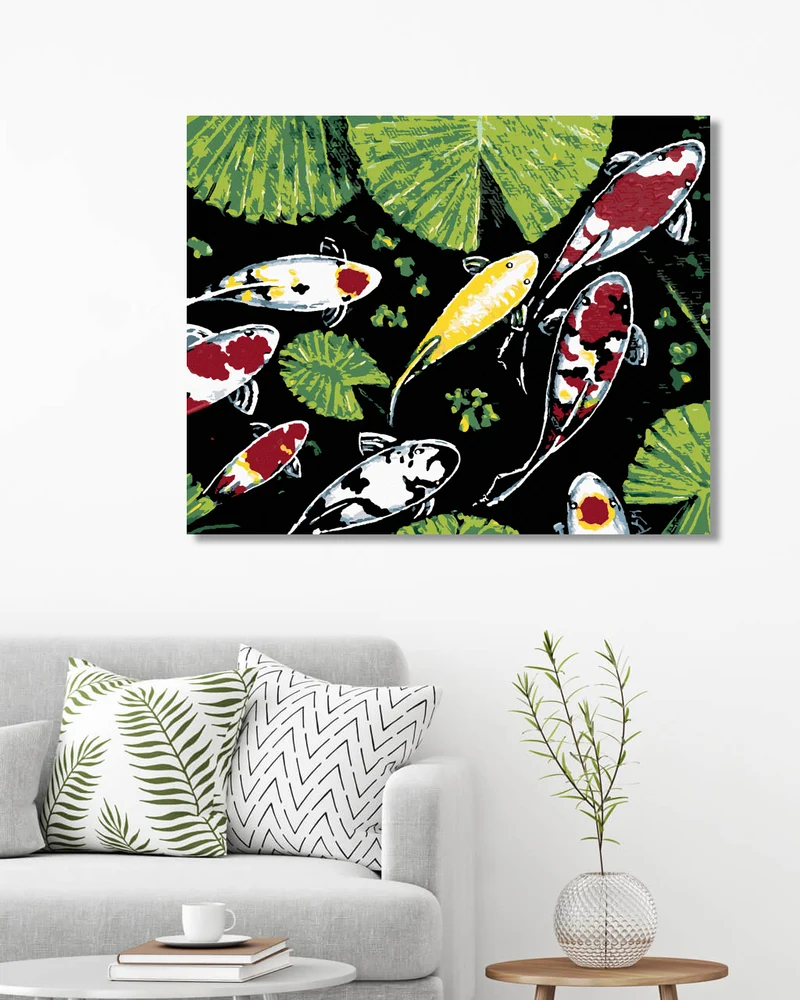 Diamond painting - FISCHE ZWISCHEN BLÄTTERN