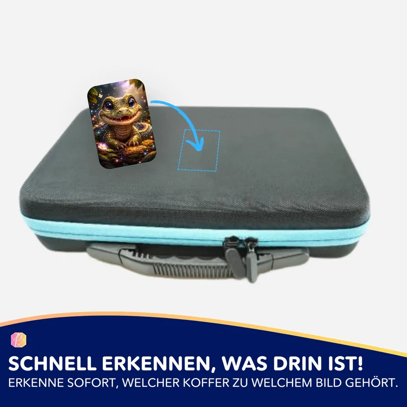 Aufkleber 5er-Set - Uraltes Lächeln