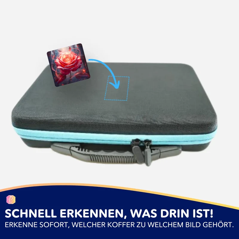 Aufkleber 5er-Set - Herzflamme