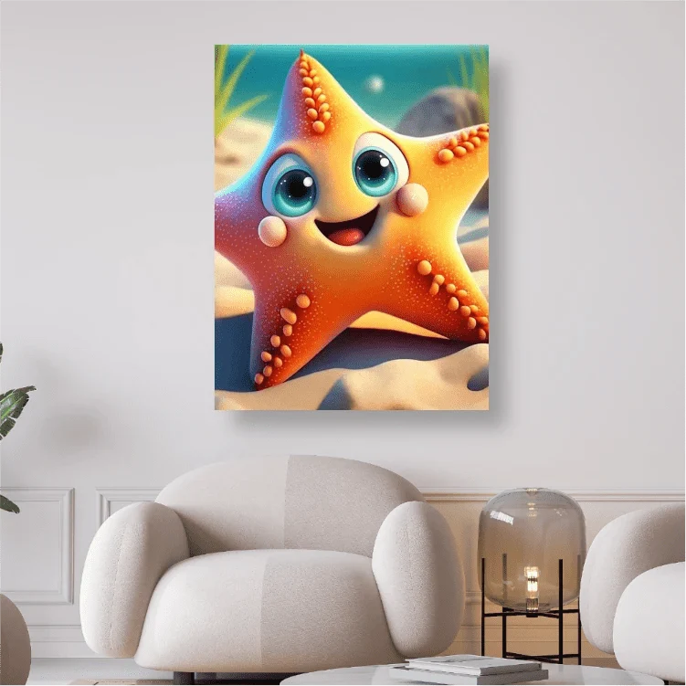 Sakuri der lachende Seestern - 5D DIY Diamond Painting