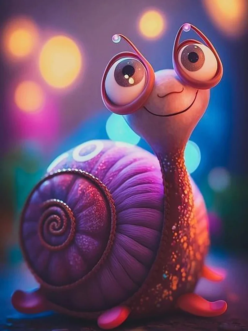 Schnick die Schnecke - 5D DIY Diamond Painting