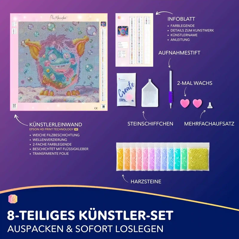 Diamond Painting - Moni Live Verkauf - Grinsebacke