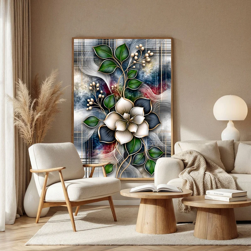 5D Diamond Painting – Elara im Seidengarten