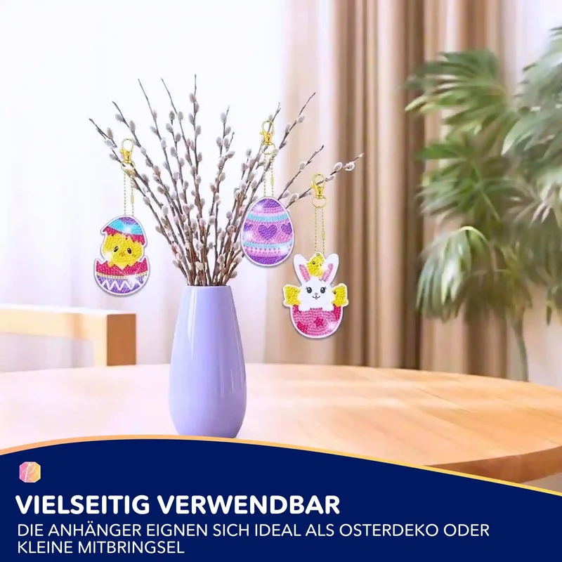 Diamond Painting - Kleine Anhänger Ostern