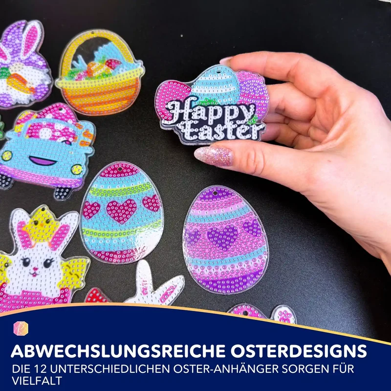 Diamond Painting - Kleine Anhänger Ostern