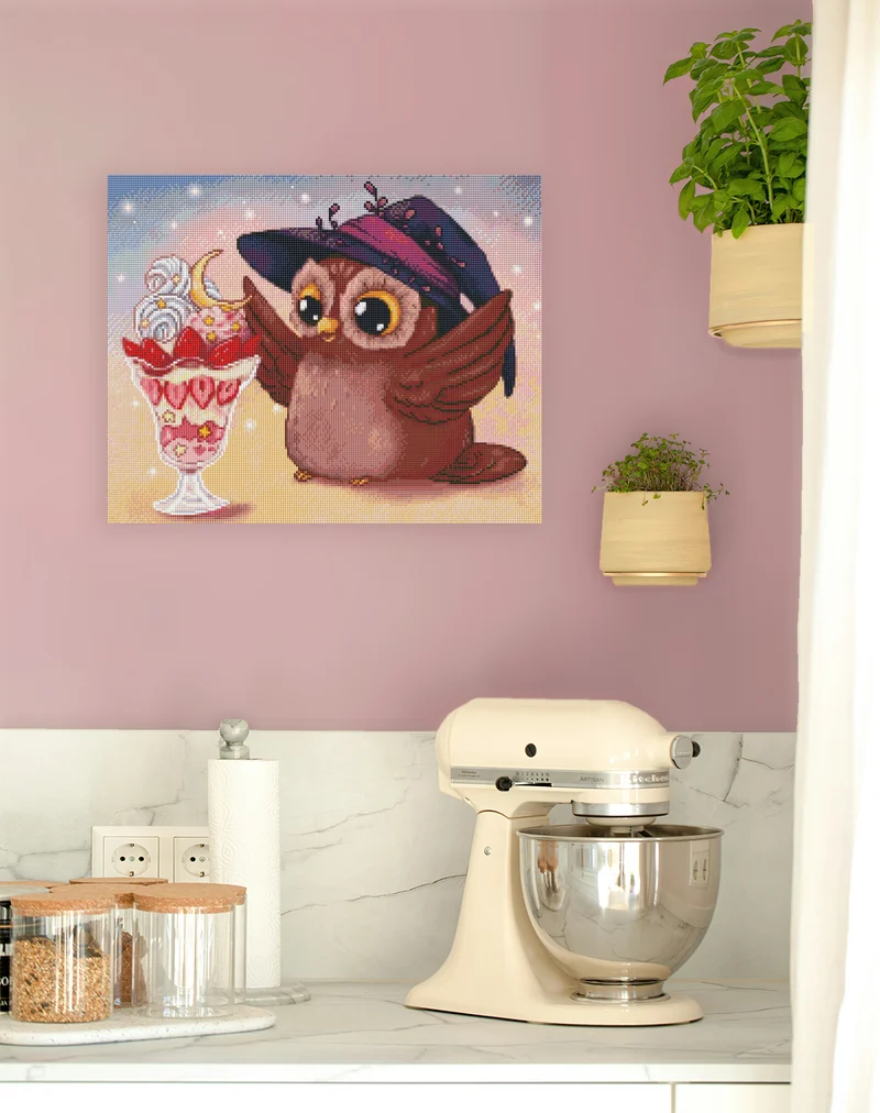 Diamond Painting - Franziska Detlefsen - Magical Strawberry Sundae