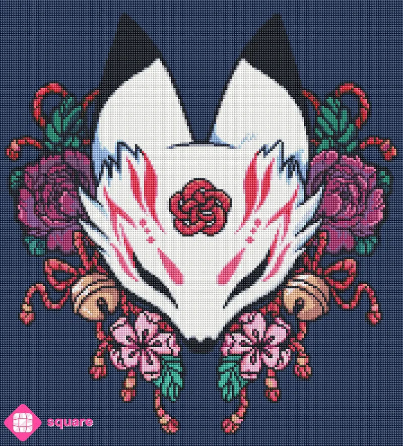 Diamond Painting - Mahou.Shoujo - Kitsune Blossom