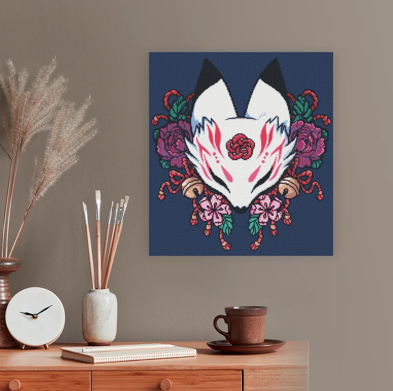 Diamond Painting - Mahou.Shoujo - Kitsune Blossom