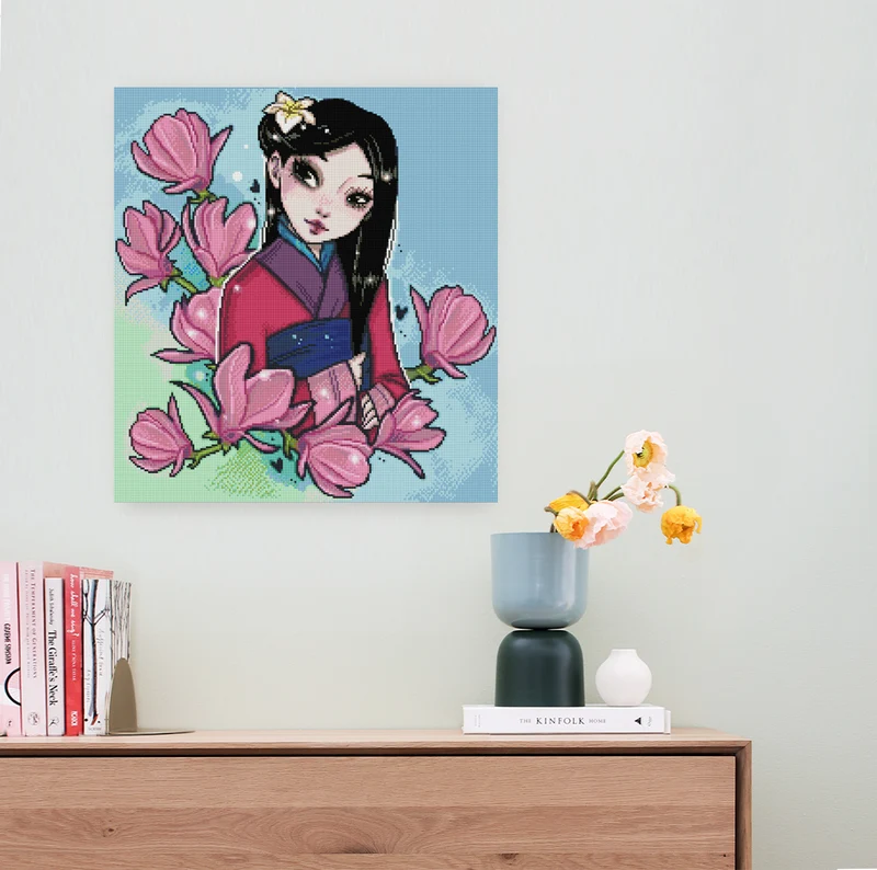 Diamond Painting - Feeble Ink - Magnolia Mulan