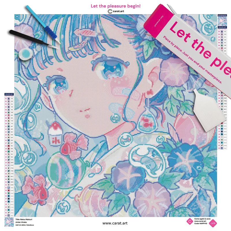 Diamond Painting - Hiroko - Natsu Matsuri