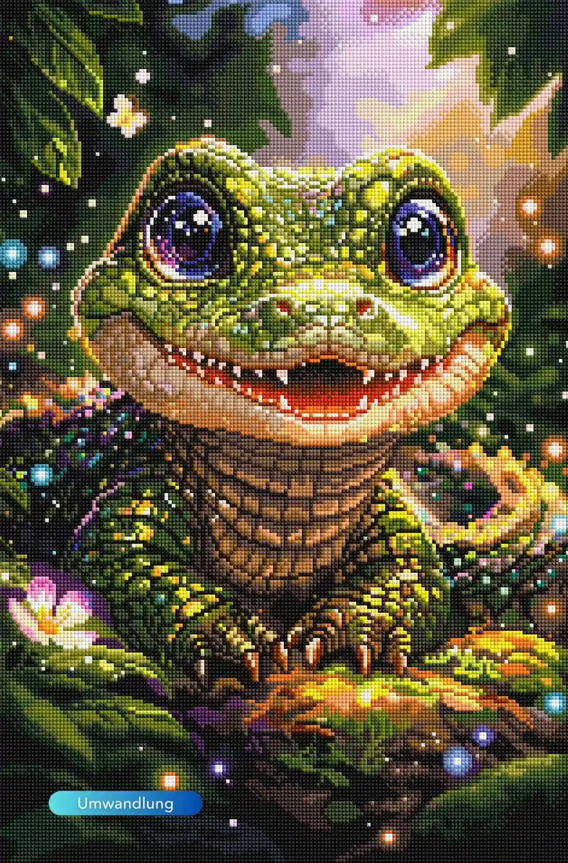 Diamond Painting - Uraltes Lächeln