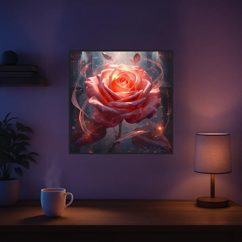 Diamond Painting - Herzflamme