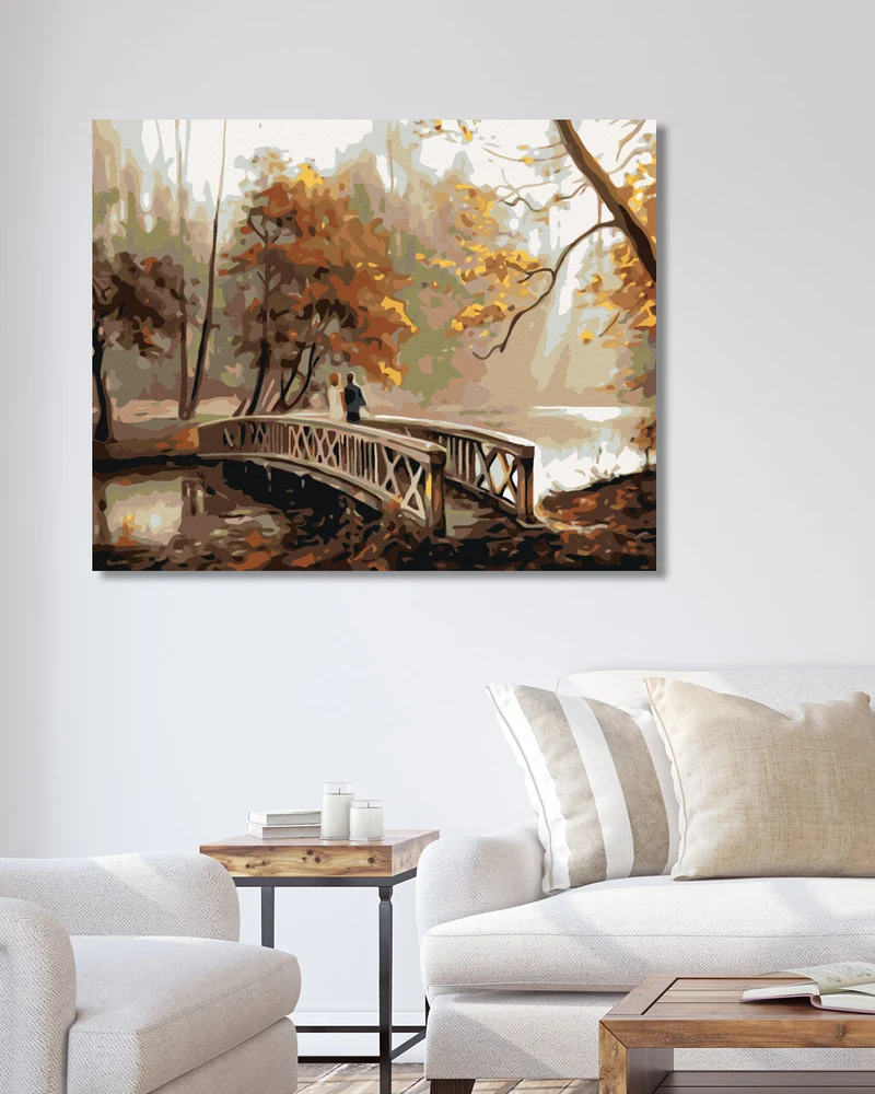 Diamond painting - ROMANTIK IM HERBST