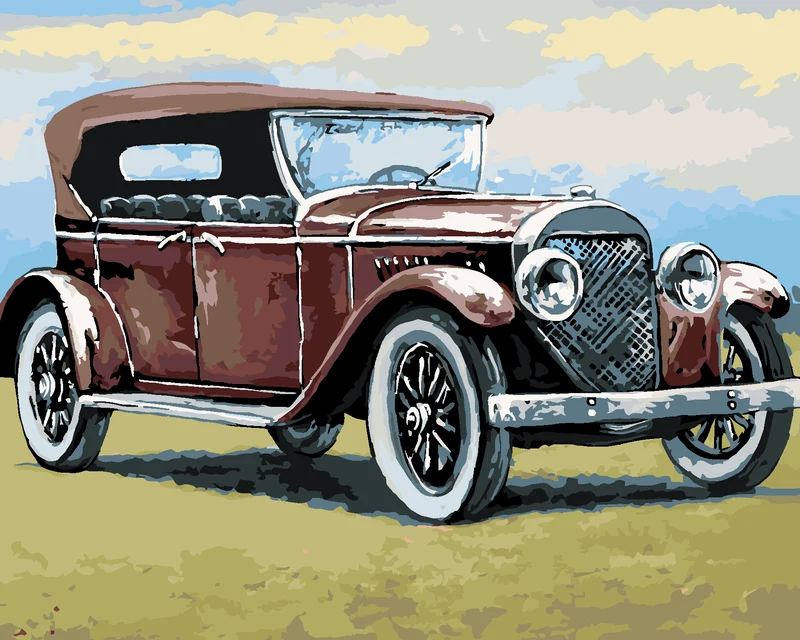 Diamond painting - RETRO AUTO