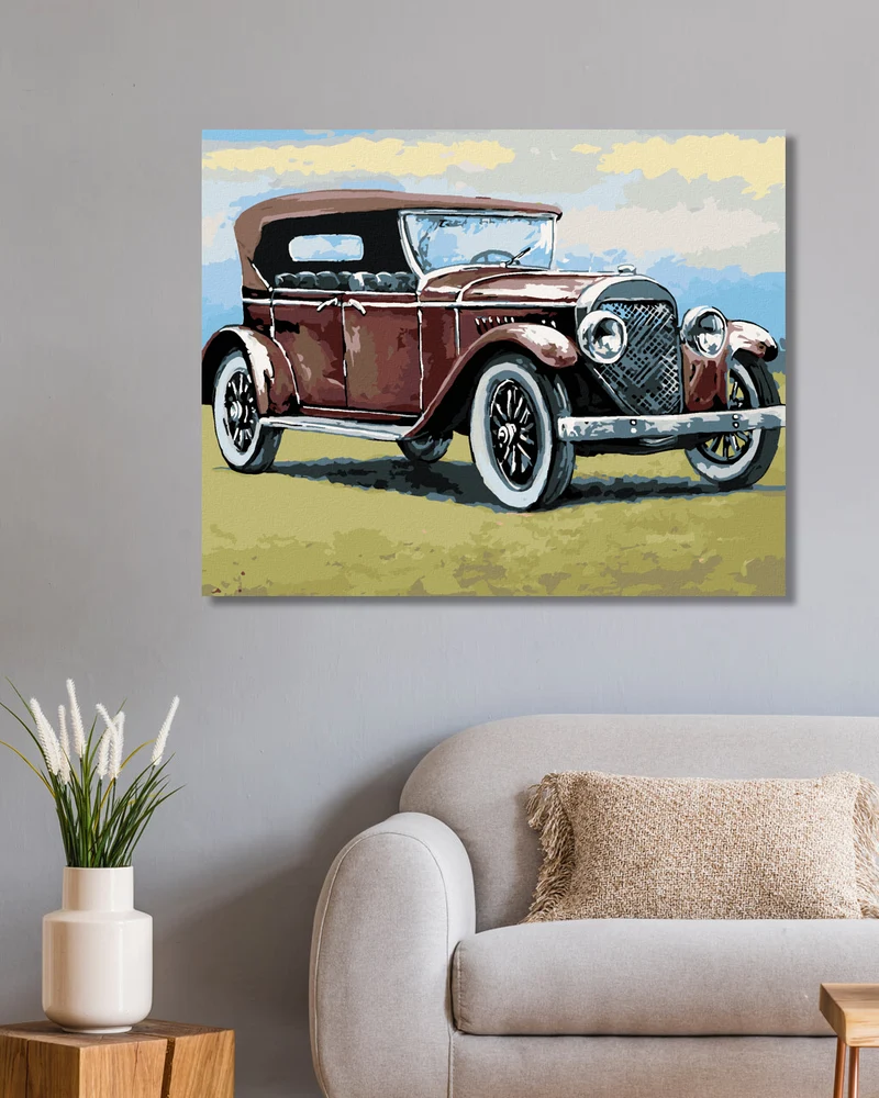 Diamond painting - RETRO AUTO