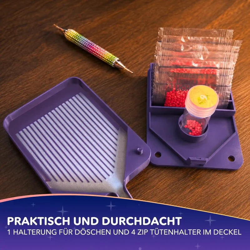 3D Glitzer Schiffchen M