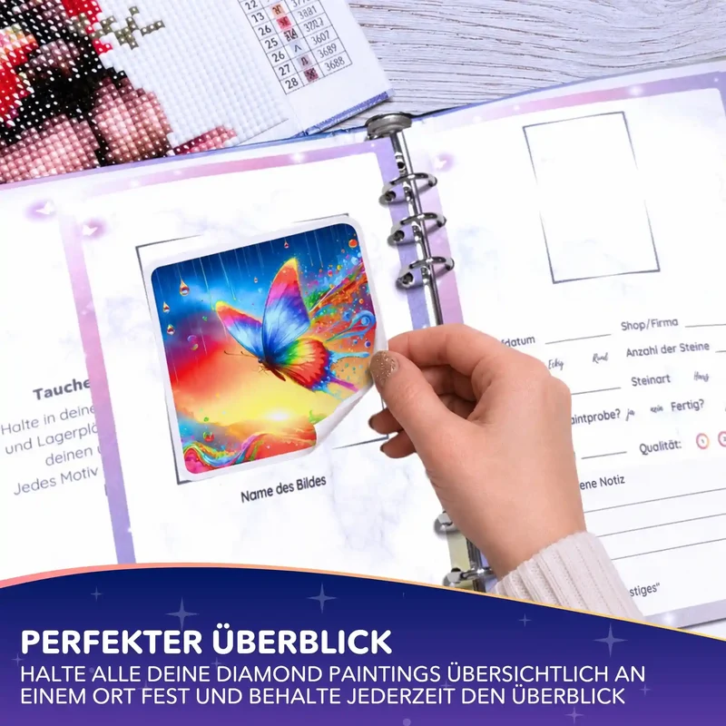 Diamond Painting Vorratsbuch